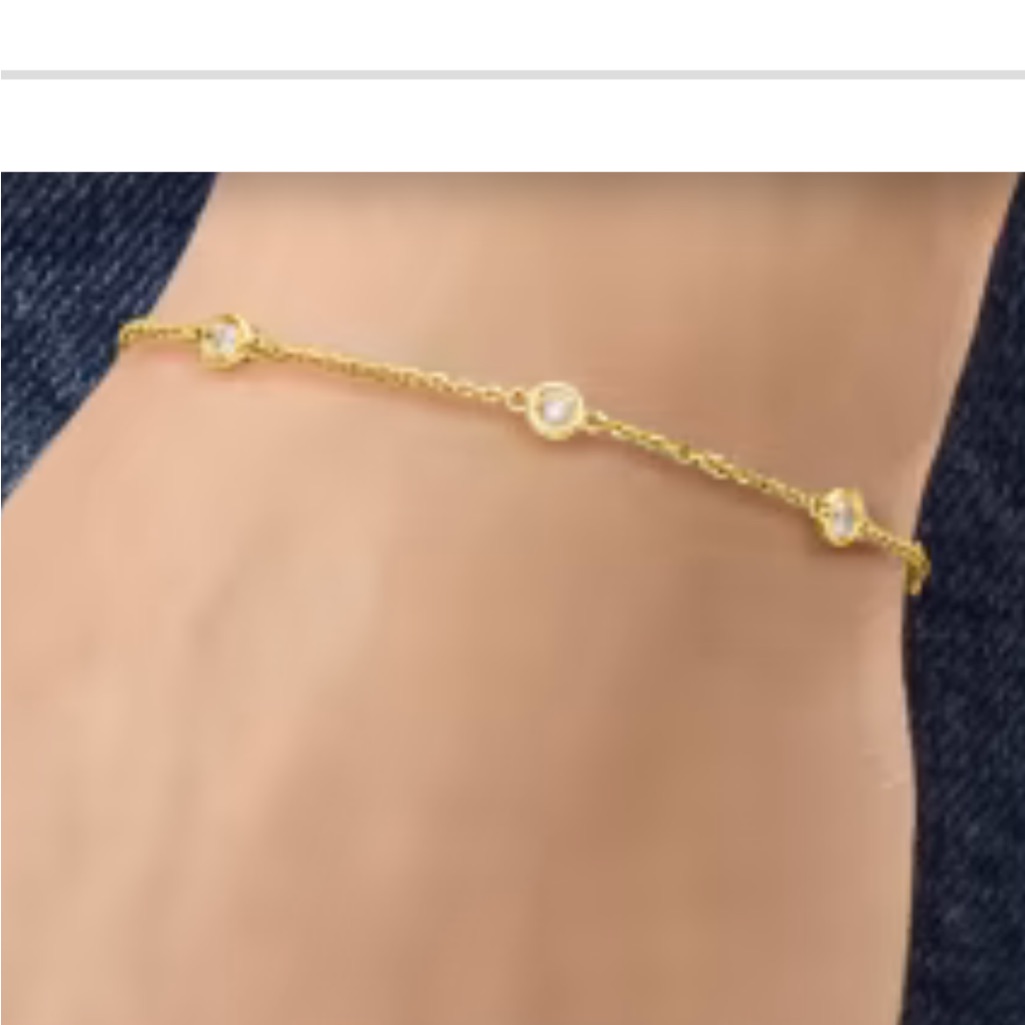 Ross Simons Bezel Diamond Bracelet 495$